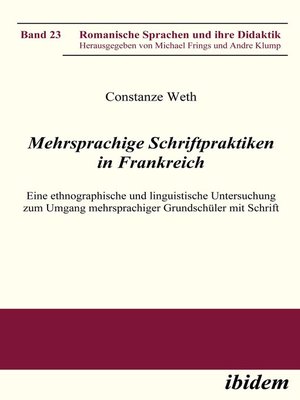 cover image of Mehrsprachige Schriftpraktiken in Frankreich